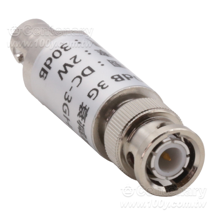 DC-3GHZ固定衰減器2W  BNC公轉母30dB - 162940 產品圖片