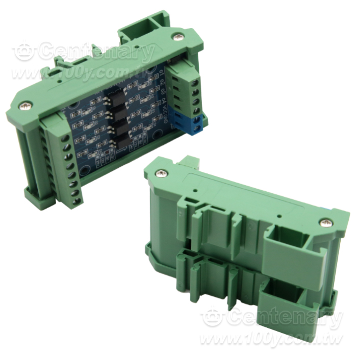 8路光耦光電隔離模塊 PNP 5V轉24V 帶外殼 - 162931 產品圖片