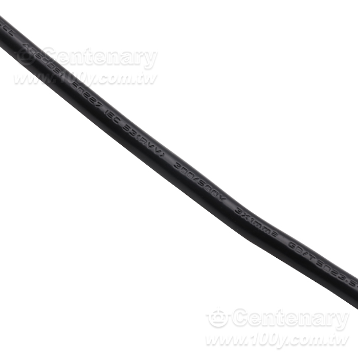 (1.0mm2) USA Style 3-Conductor Power Cord VED 1.8M - 163035 Product Image
