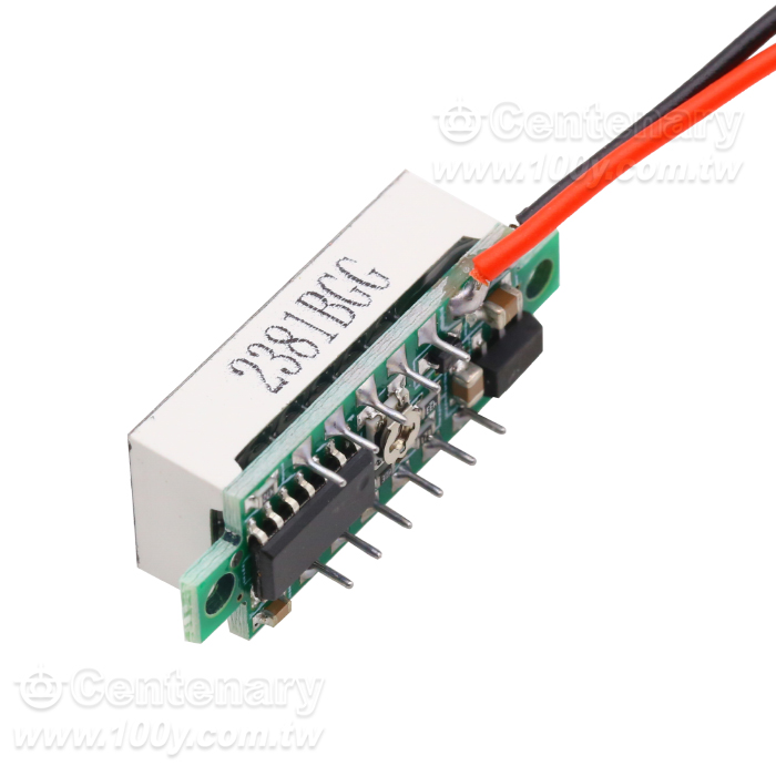 0.28 inch voltmeter - green light - 163113 Product Image