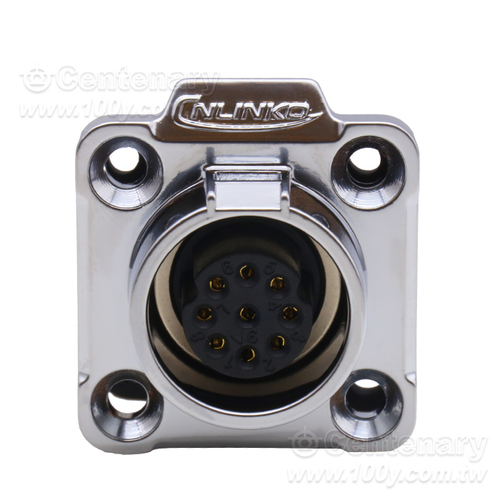 Cnlinko  LP16 type 9cores/Multi core power supply Industrial waterproof connectors - 161539 Product Image