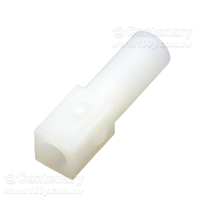 TE U-MATE-N-LOK 1P/6.35mm/白 插頭 - 163191 產品圖片