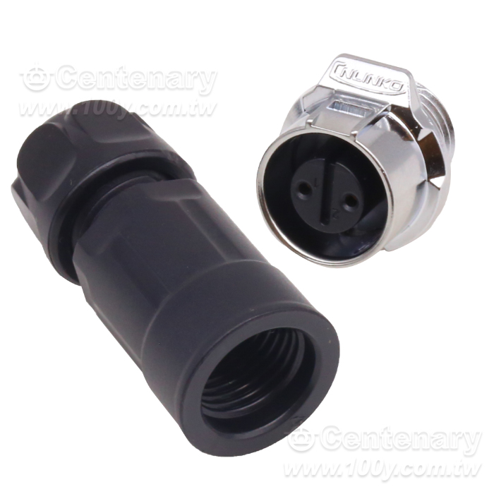Cnlinko  LP12 Type Connecting 2-core/dock Female Plug/Multi core power supply Industrial waterproof connectors - 161363 Product Image