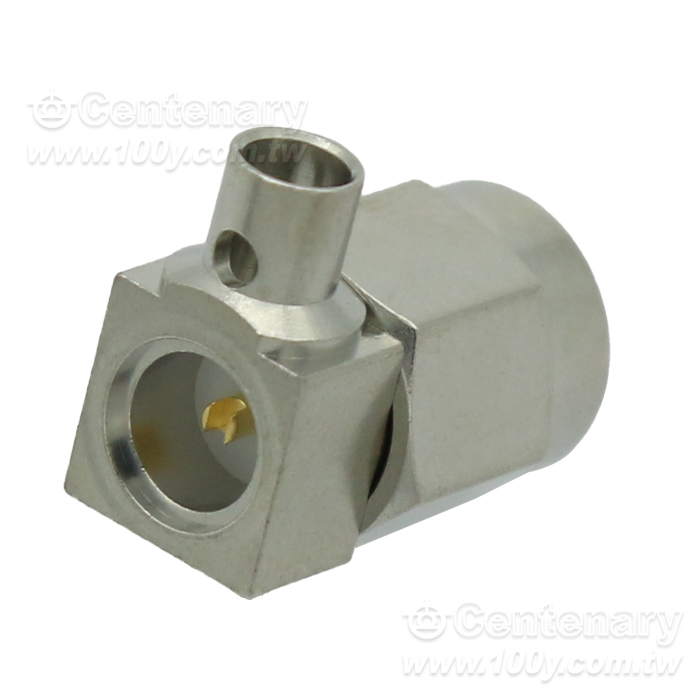 SMA Plug Solder Right Angle - 95932 Product Image