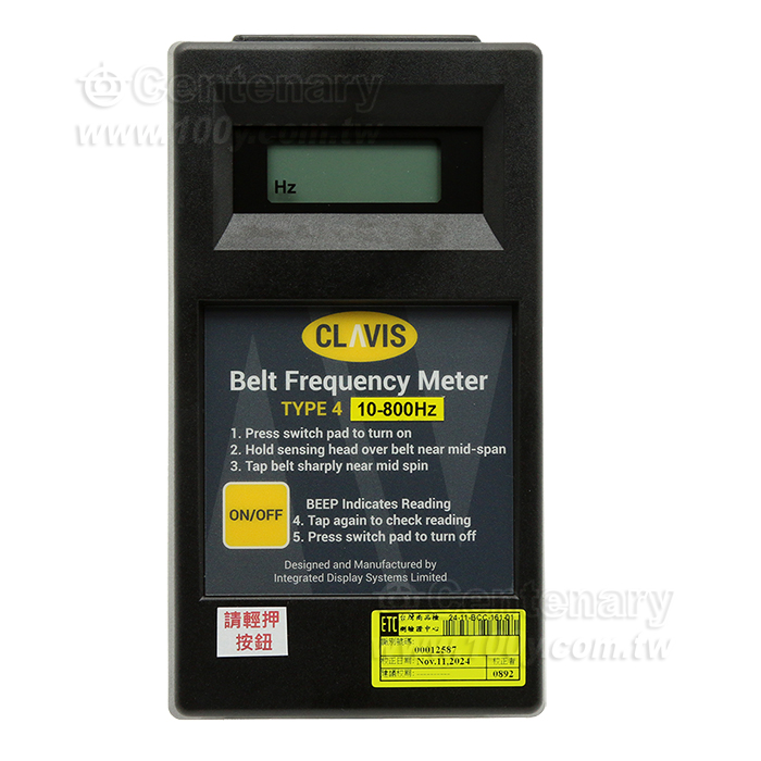 CLAVIS_Belt Tension Meter - 95437 Product Image