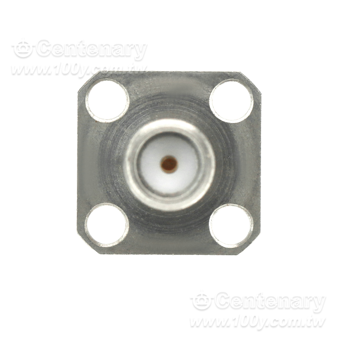 SMA jack to SMA jack with 4-hole flange 18GHz VSWR1.2 - 163408 Product Image