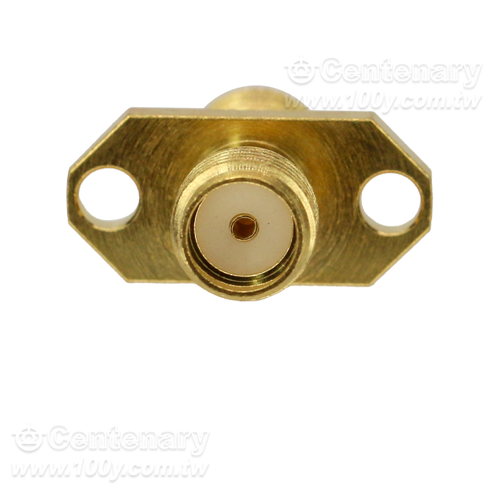 SMA jack to SMA jack with 2-hole flange 18GHz VSWR1.2 - 163412 Product Image