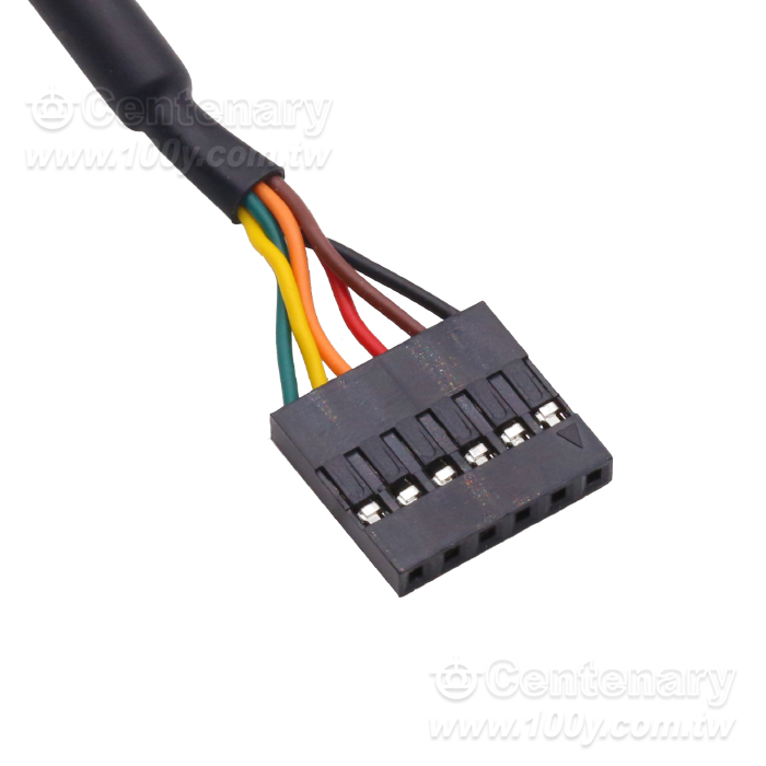 USB轉TTL 6P串口線（FTDI FT232 5V）1米 - 163460 產品圖片
