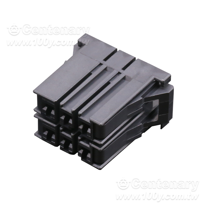 6 矩形連接器 - 插孔 黑色 (5.08mm) - 84979 產品圖片
