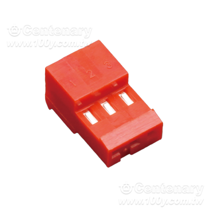 TE_MTA-100  Female Plug  3P  P:2.54mm 22 AWG - 98184 Product Image