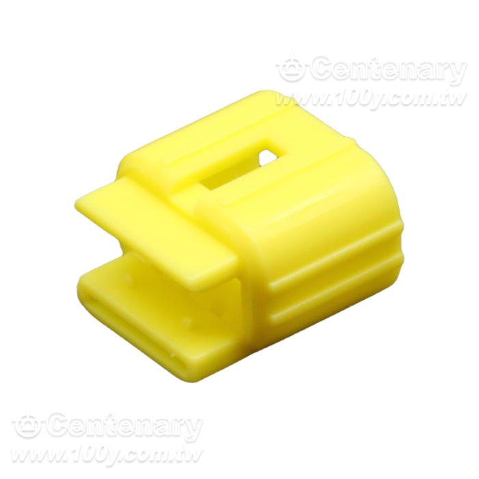 TE Automotive Connector Locks & Position Assurance   2P CAP YELLOW - 163528 Product Image