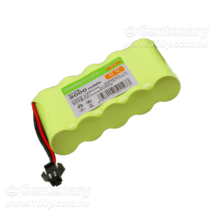 鎳氫電池組 AA5號 五串 8000mwh 6V - 163535 產品圖片