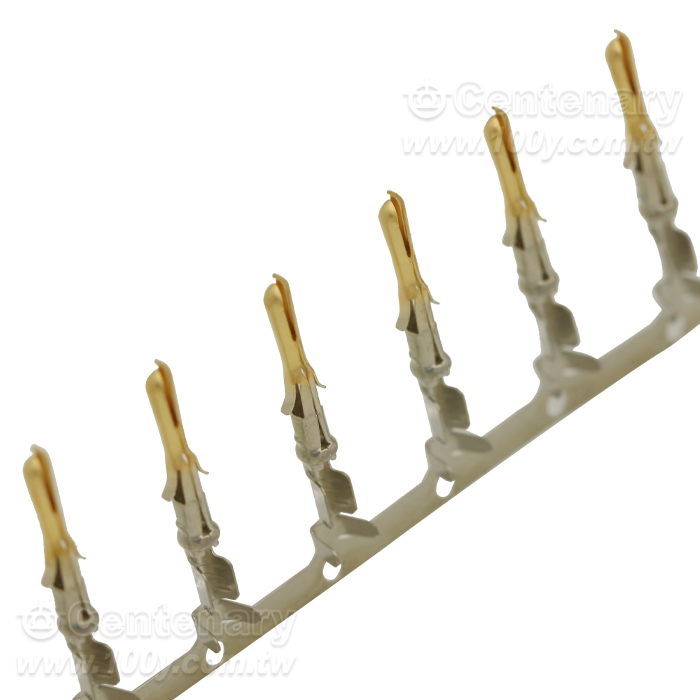 Contact Crimp Split Pin 18-26AWG Gold - 115522 Product Image