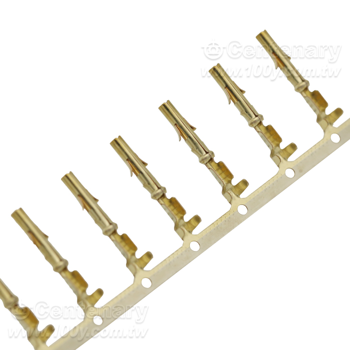 Contact Crimp Split Pin 18-26AWG Gold - 115525 Product Image