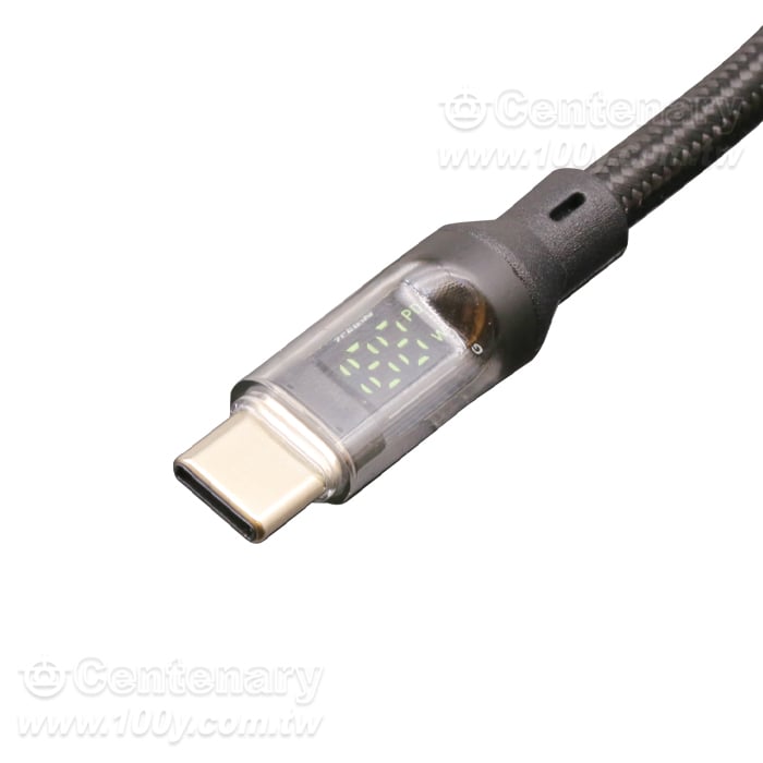 Type-C智能數顯 高品質快充120w 1m - 163576 產品圖片