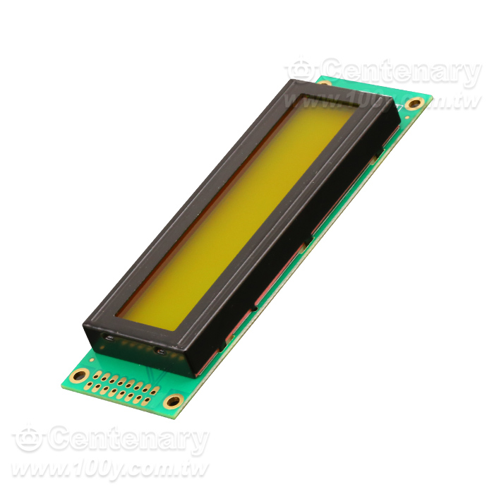 20*2 字符型 LCD 5V (黃綠底黑字) 並口  居中接口 - 163640 產品圖片