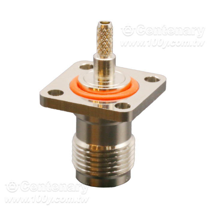TNC   Crimp TNC-C-KF-1.5-帶螺母法蘭固定 - 163629 Product Image