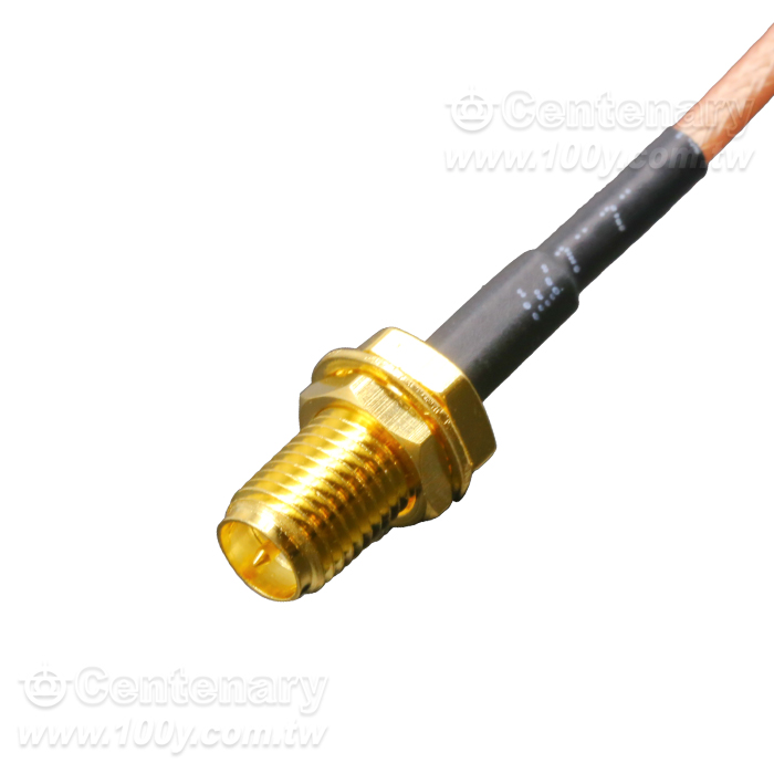SMA+SMA-RG316射頻轉接跳線SMA彎公母轉接線纜 - 163635 Product Image