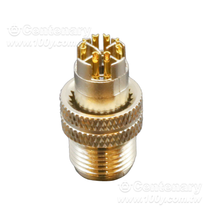 M12 8PIN X-CODE male - 163602 Product Image