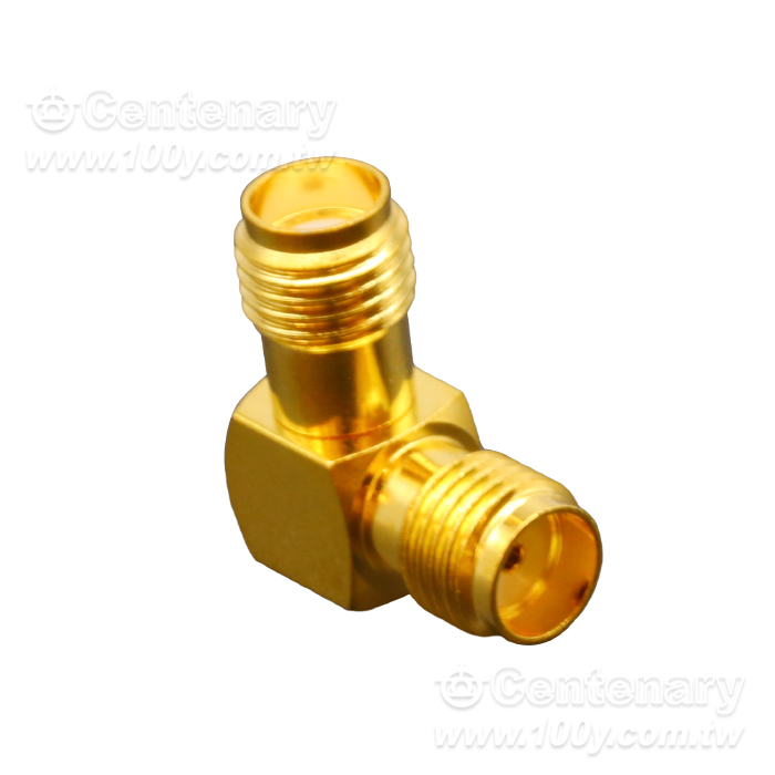 SMA female to female 90 degree Angle elbow - 163659 Product Image