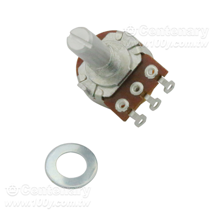 16mm Single Metal Shaft and Plastic Shaft Rotary Variable Resistor-With Switch - 96139 Product Image