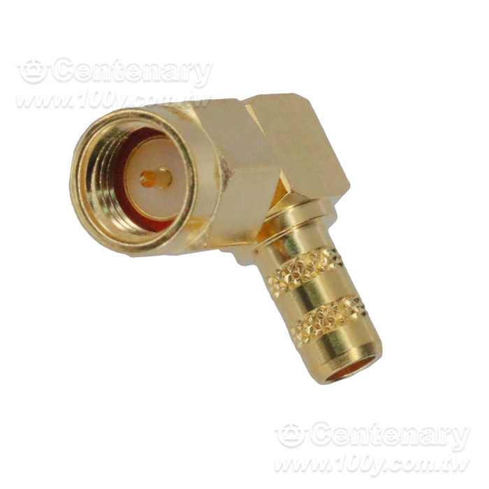 SMA Plug Crimp Right Angle - 96240 產品圖片