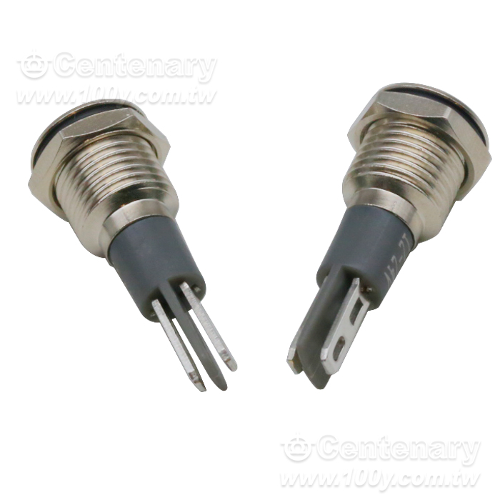 開孔10mm平頭指示燈-12-24V-紅 - 79806 產品圖片
