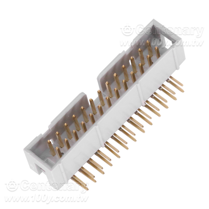 2.54mm 90° Center Low Prolfile Header For IDC Socket - 153582 Product Image