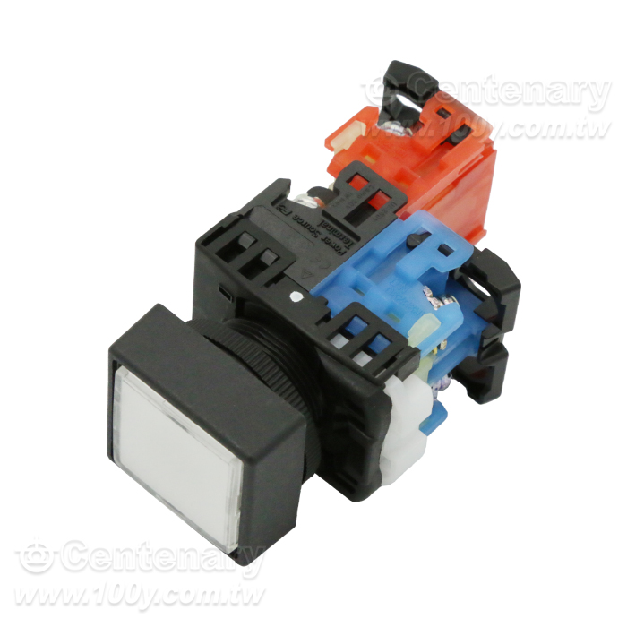 方頭按鈕開關 1NO+1NC - 96627 產品圖片