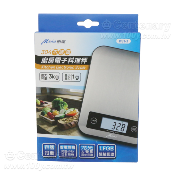 Mayka_304 Stainless Steel Electronic Kitchen Scale - 96712 Product Image