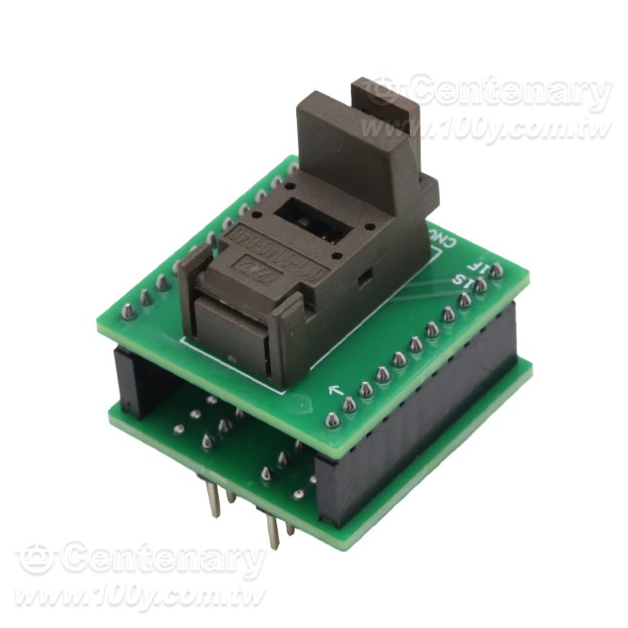 SMD-0.1 Flip-top Kelvin + adapter board - 163988 Product Image