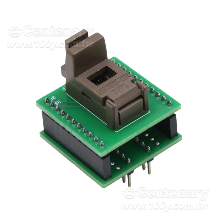 SMD-0.2 Flip-top Kelvin + adapter board - 163990 Product Image