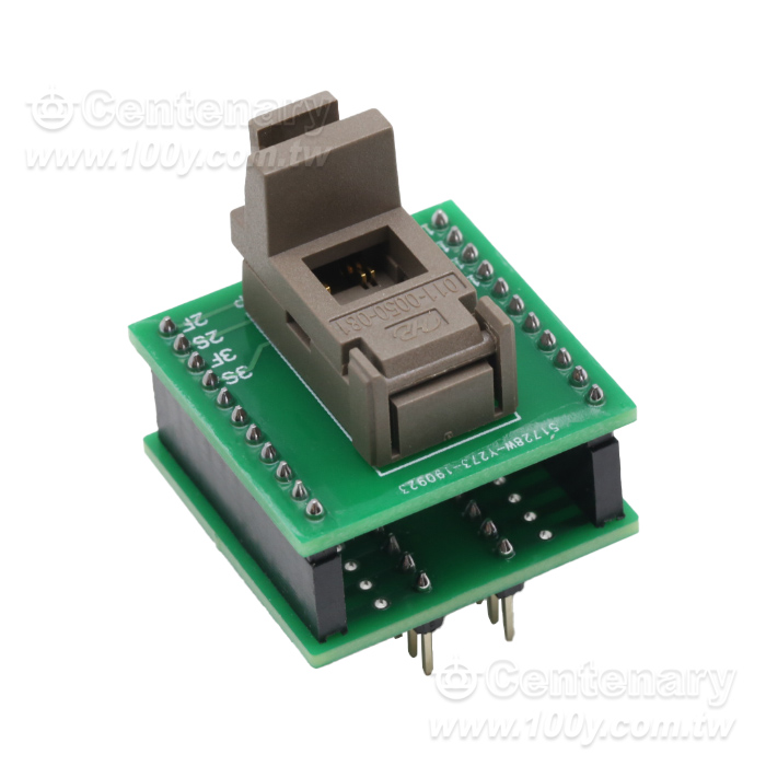 SMD-0.5 翻蓋式開爾文＋轉接板 - 163992 產品圖片
