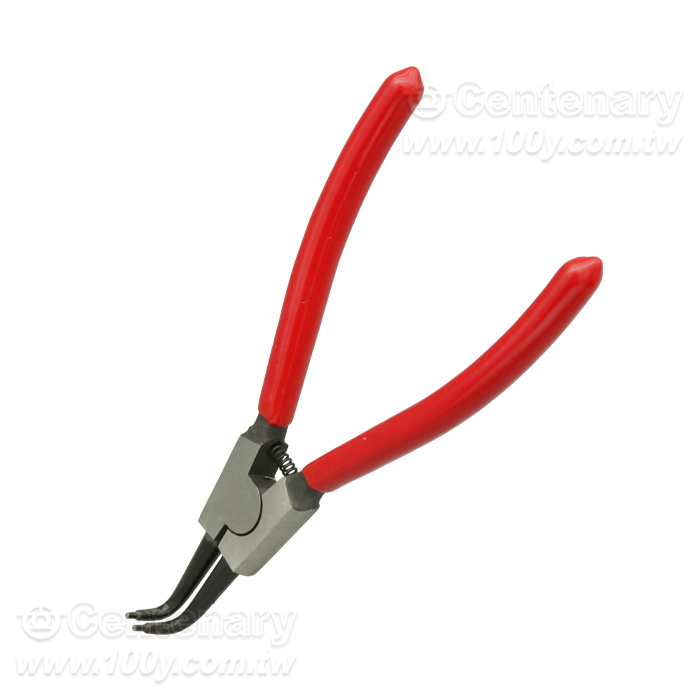 軸用彈簧鉗 7" (彎開) - 96890 產品圖片