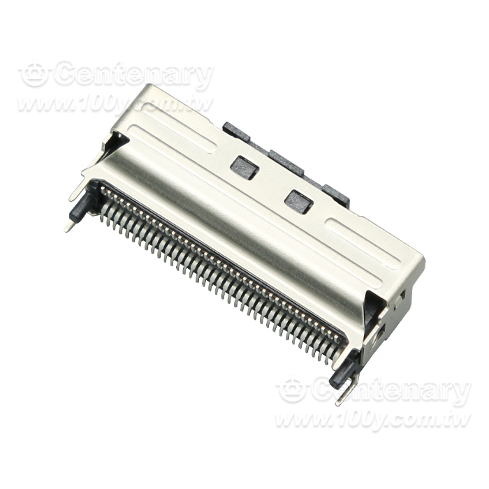 Mini Cool Edge 10 Integrated Connector 0.6 Pitch Vertical For PCIE SMT Type - 97624 Product Image
