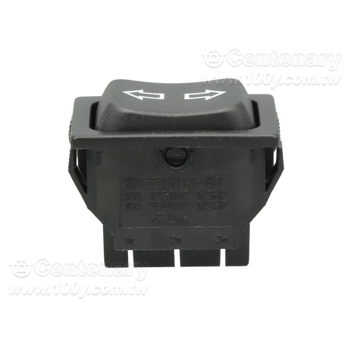 翹板開關-復歸式6P3段 ON-OFF-ON 16A125VAC/10A250VAC - 164642 產品圖片