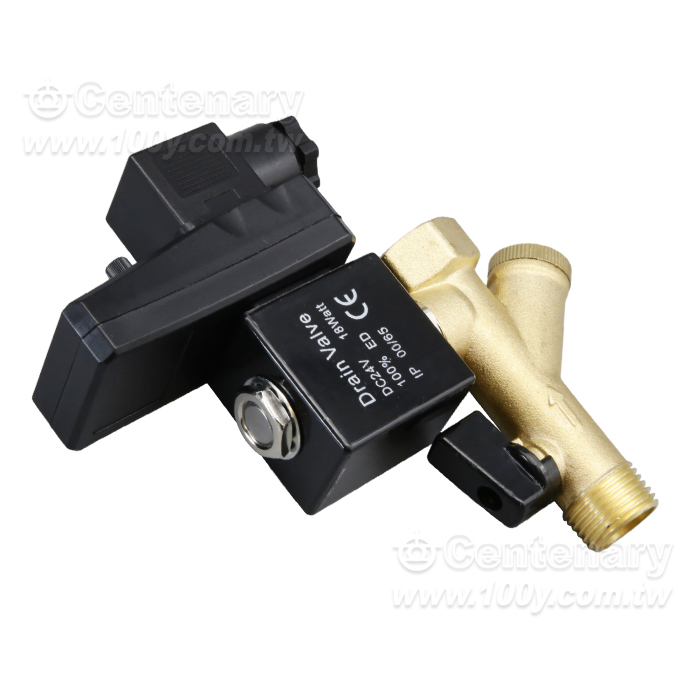空壓機電磁閥氣泵常閉型連體式-24V - 164842 產品圖片