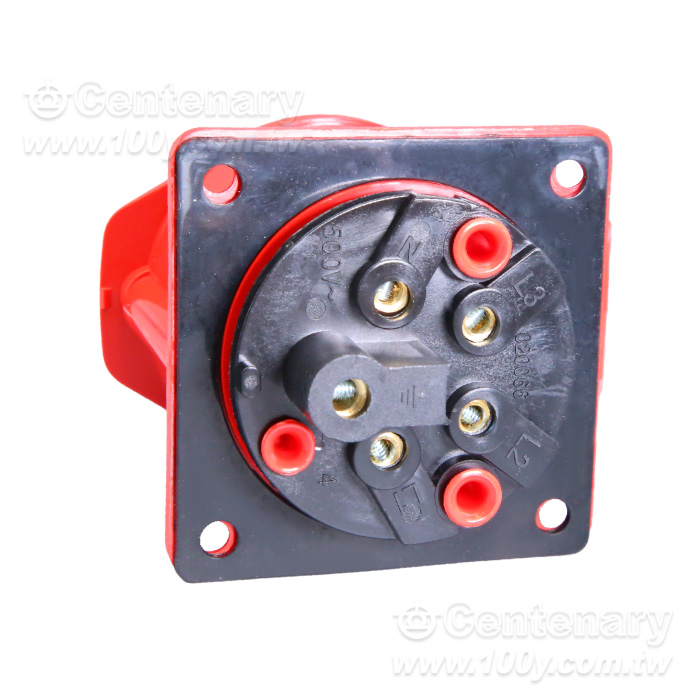 工業插座連接器-5芯16A/415V防水防塵 IP44級 暗裝 - 164998 產品圖片