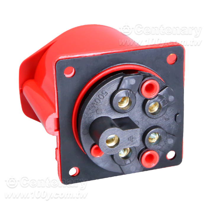 工業插座連接器-5芯32/A415V防水防塵IP44級 暗裝 - 164999 產品圖片
