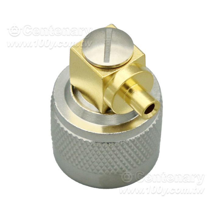 N Plug Solder Right Angle - 91833 產品圖片