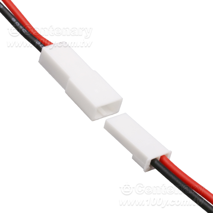 SYP2.5mm 2P 白色 公頭頭連接線 長100mm - 165087 產品圖片