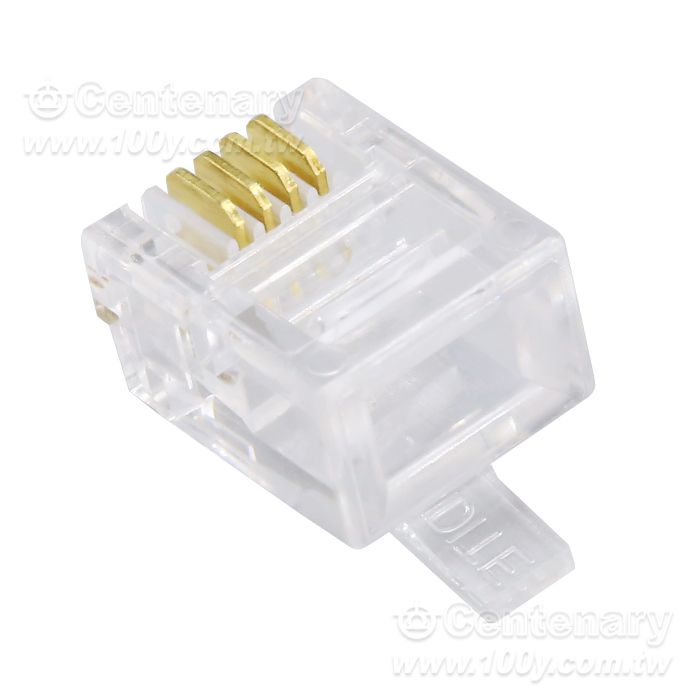 RJ12 電話線插頭 6P4C - 11280 產品圖片