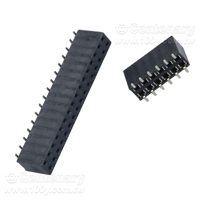 SMD 2*15雙排母座 P:2.54mm - 165071 產品圖片