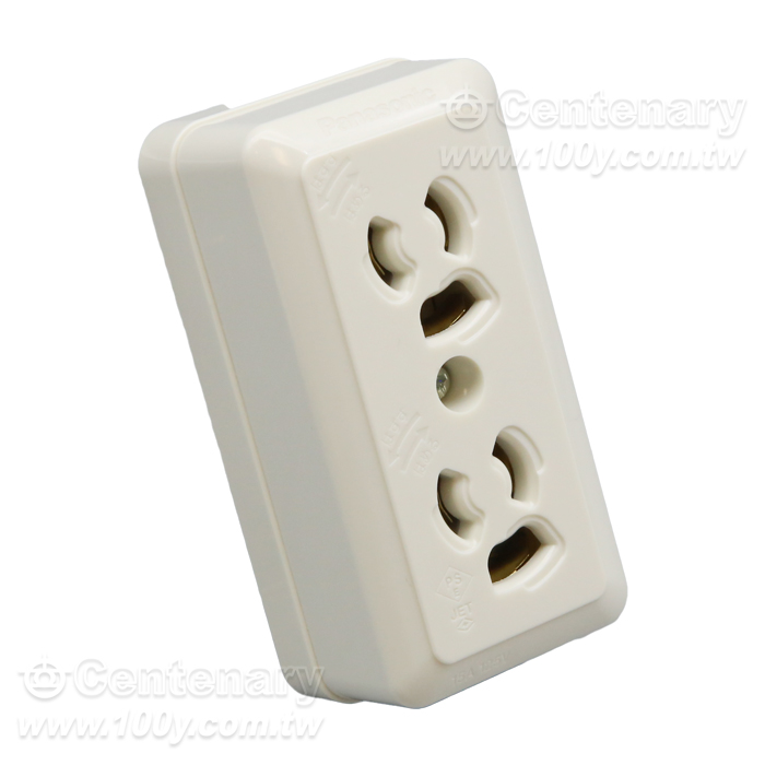 工業插座15A125V  乳白色 - 165203 產品圖片