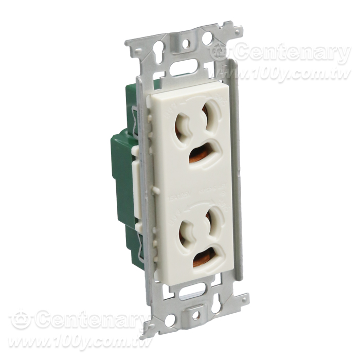 Panasonic -Concealed industrial socket 15A 125V - 165204 Product Image