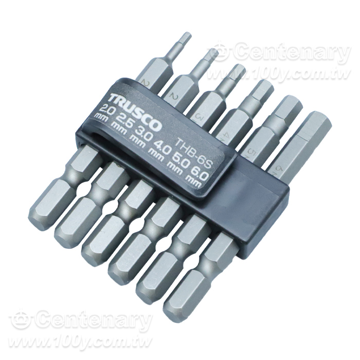 TRUSCO Hex Screwdriver Bit Set - 165209 Product Image