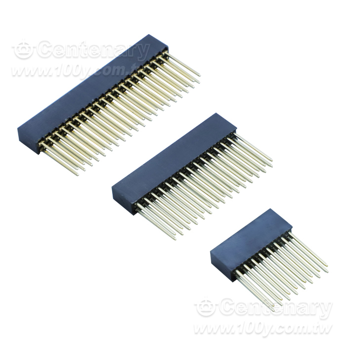 2.54mm Female Header Receptacles-Single Row  (針長:14.5mm) - 165238 Product Image