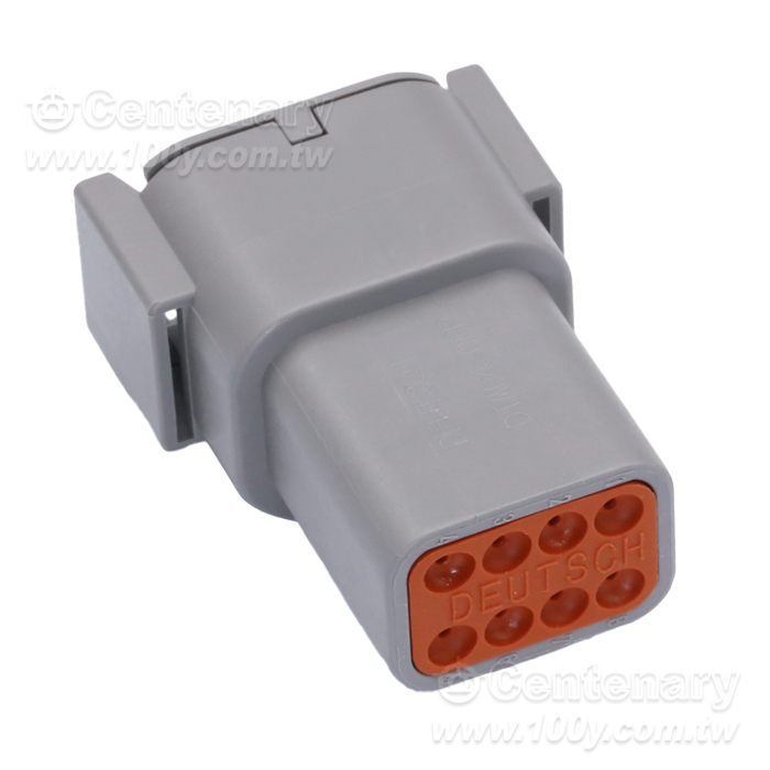 8P公插頭 灰色 P:3.81mm - 165402 產品圖片