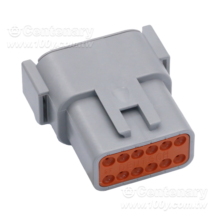 12P公插頭 灰色 P:3.81mm - 165403 產品圖片