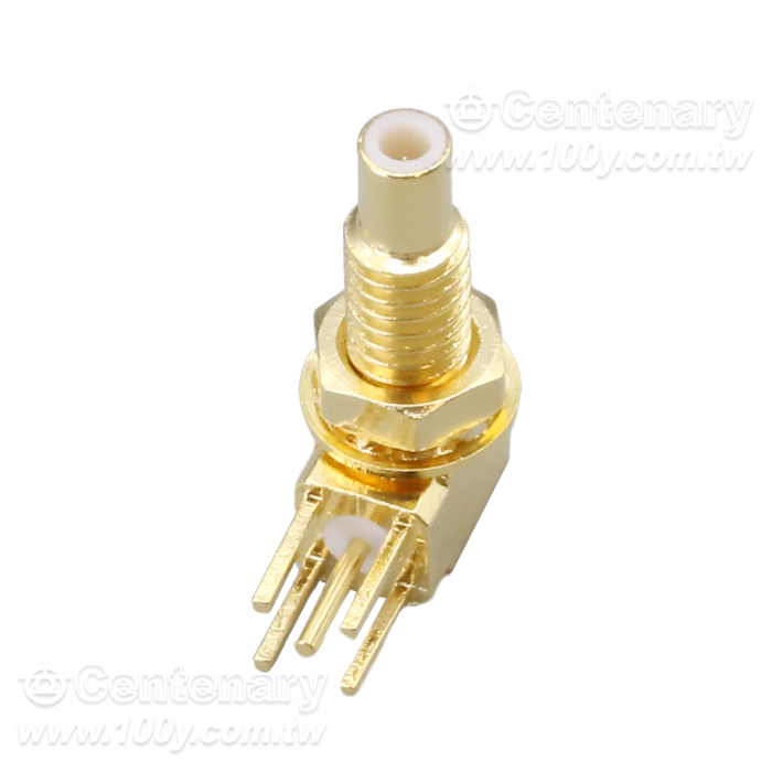 SSMC-JYWE SSMC彎公座焊PCB面板帶螺母固定插座SSMC-JYWHD連接器 - 165499 產品圖片